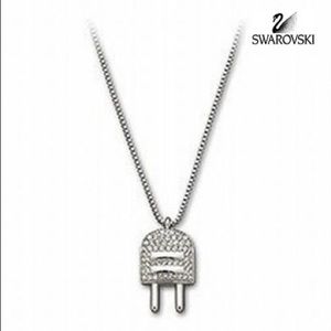 NWT Swarovski Electrical Energy Plug Necklace